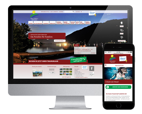 Seecamping Berghof - Responsive Webdesign